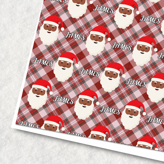 Santa's Custom Plaid Delight